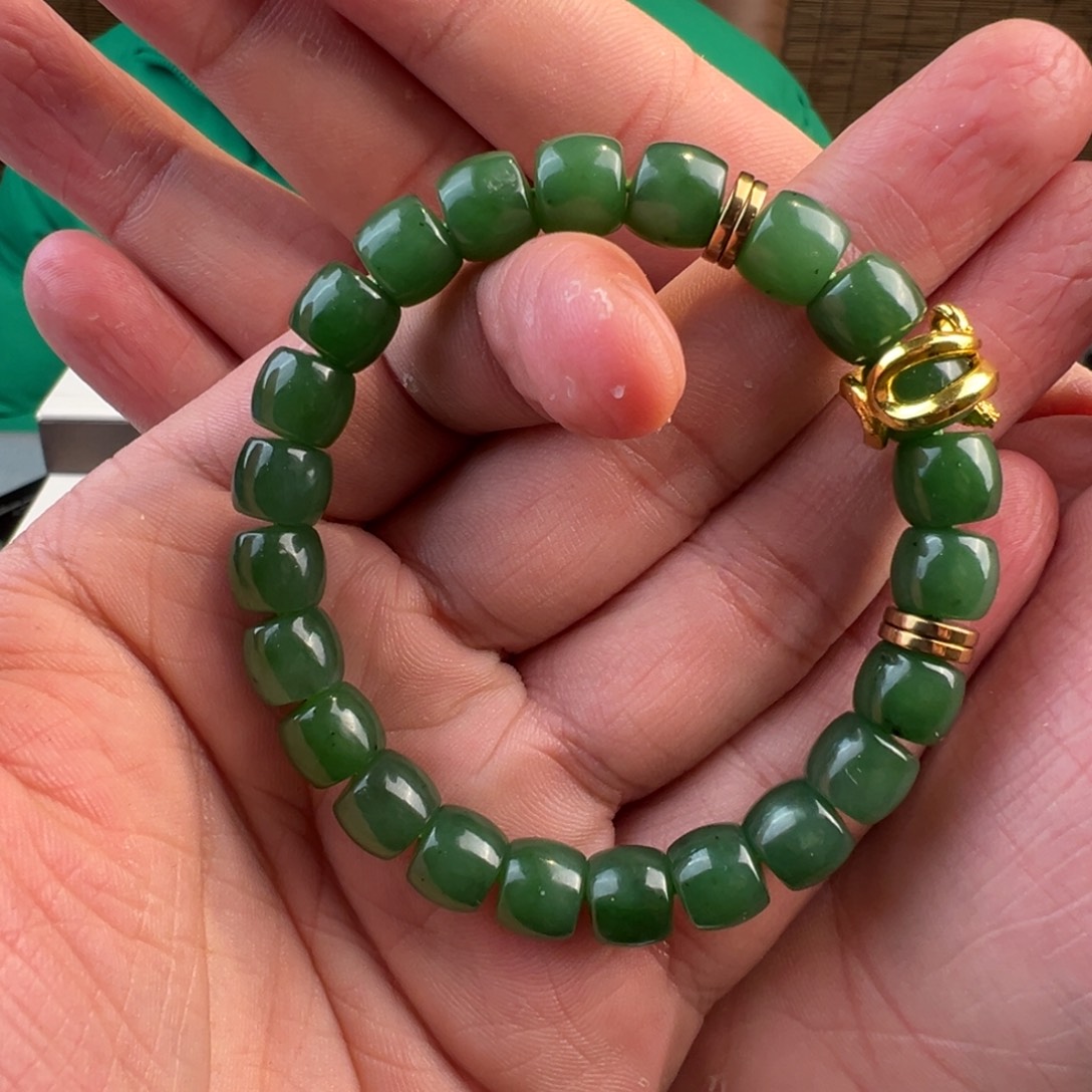 和田玉（糖玉）未镶嵌手链