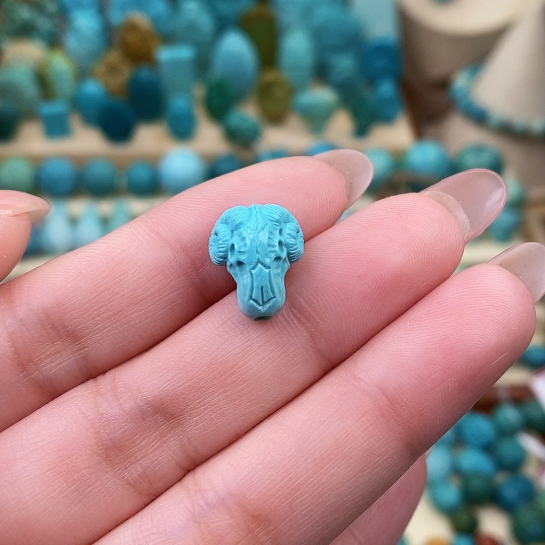 绿松石珠宝奇石未镶嵌