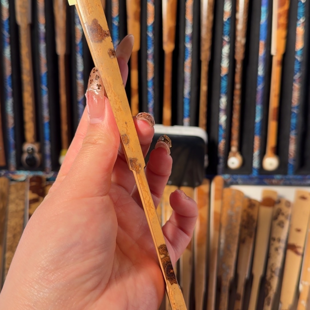 扇子郑**@兵哥扇艺斑竹折扇小明