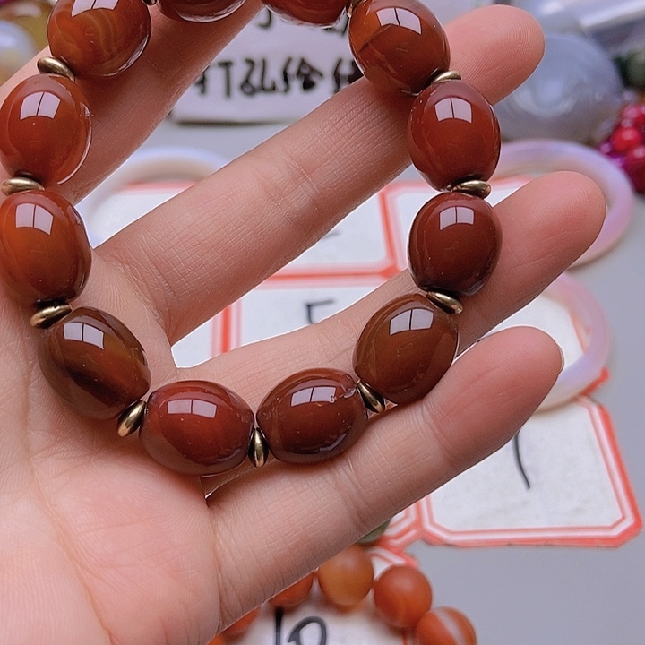 【闪购商品】玛瑙/玉髓珠宝半成品未镶嵌阳**哥