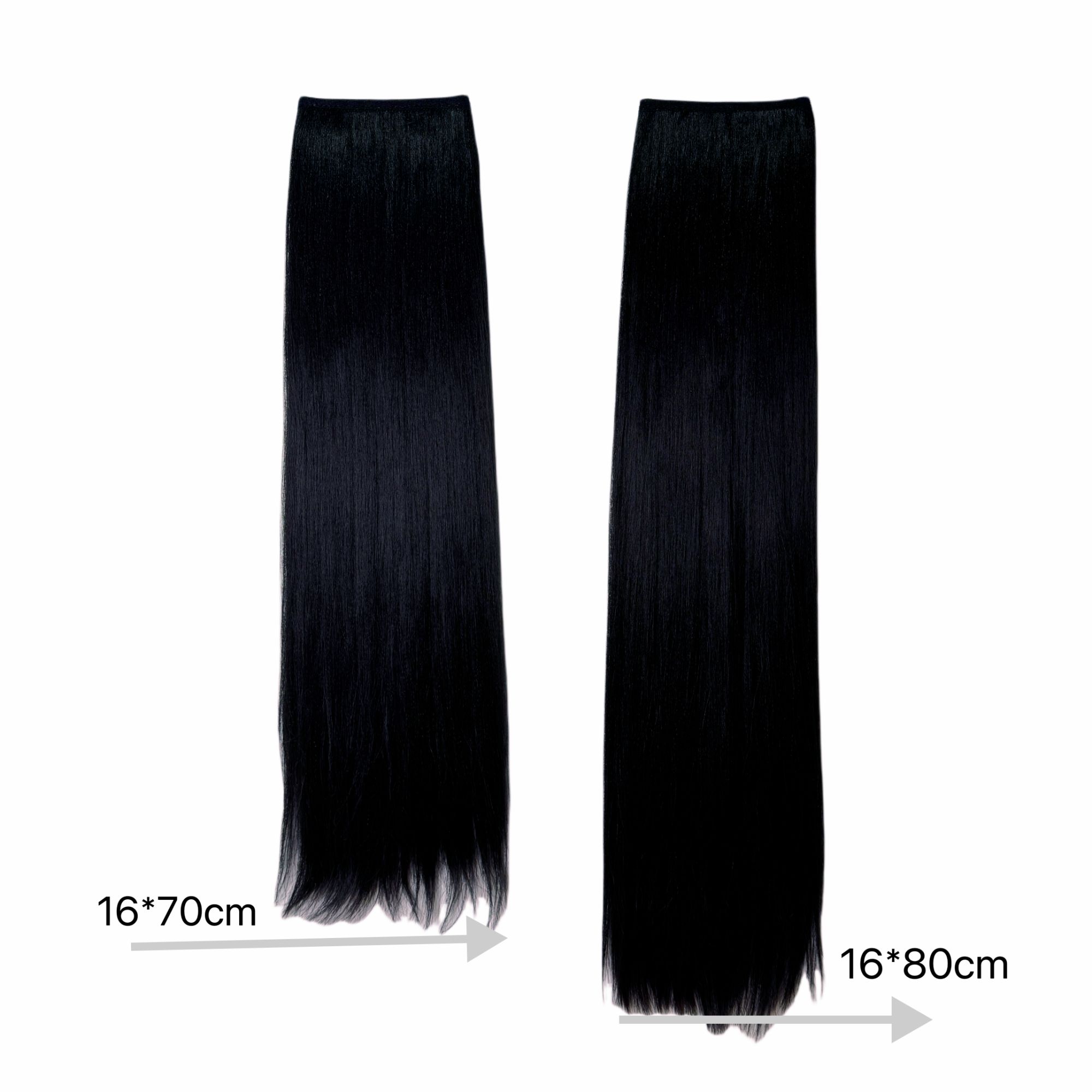 汉服假发古风补发片唐风盘发古装造型无卡后披发