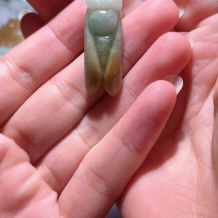 翡翠未镶嵌颈饰天然