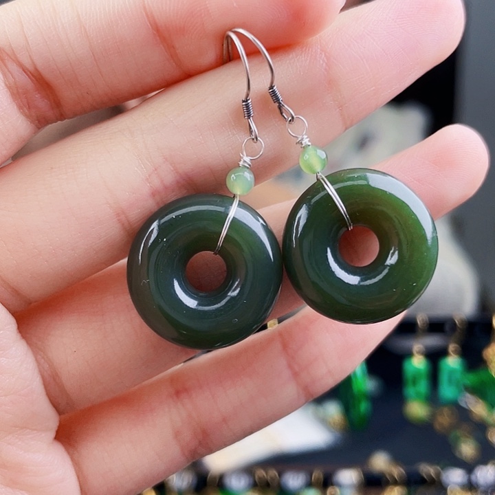 和田玉珠宝奇石银S925镶嵌