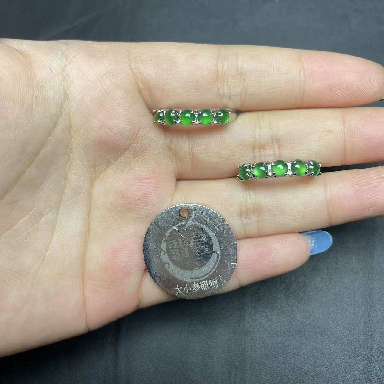 翡昱-N78-65978-天然A货翡翠戒指-多样性发其一D