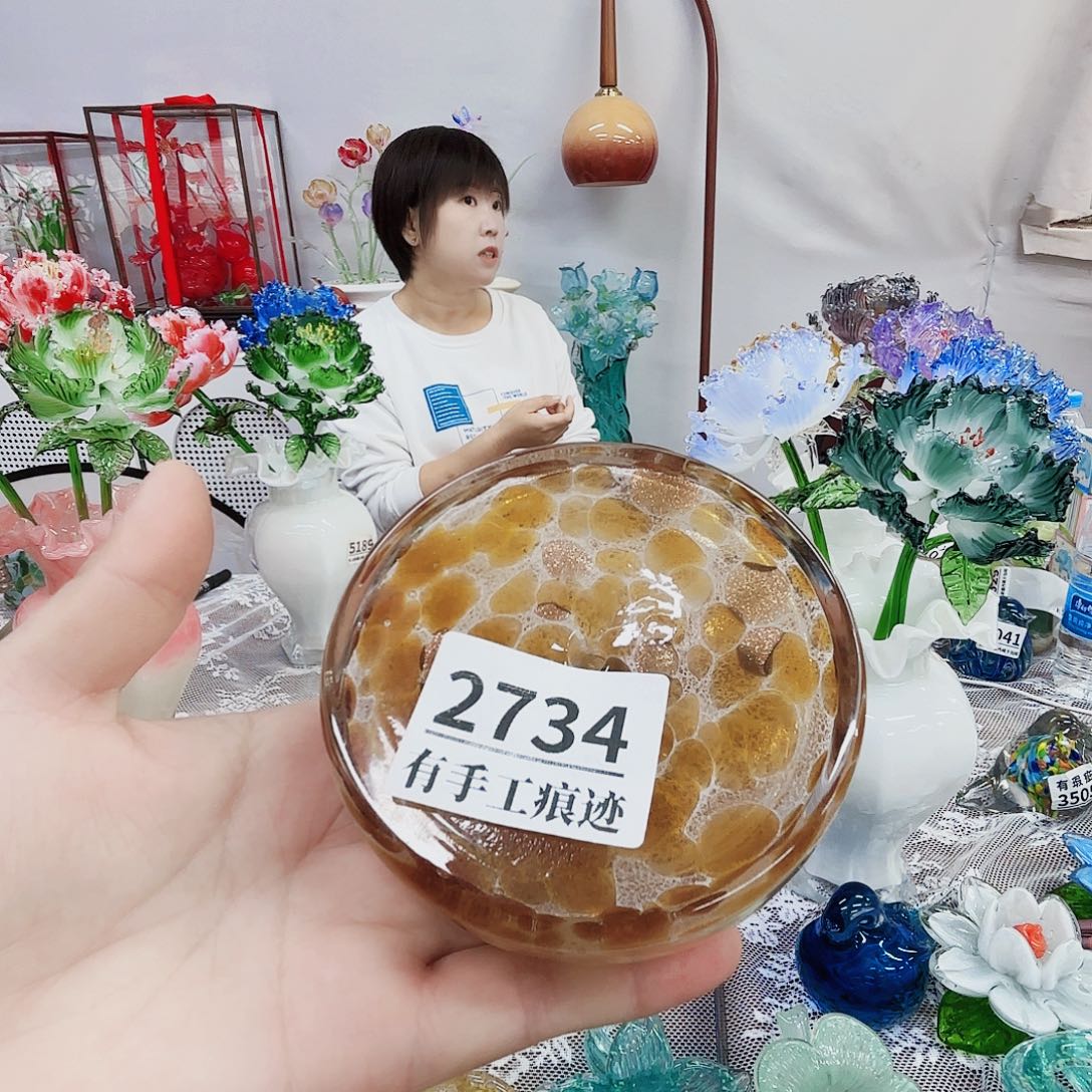 琉璃花瓶花器摆件艺术品