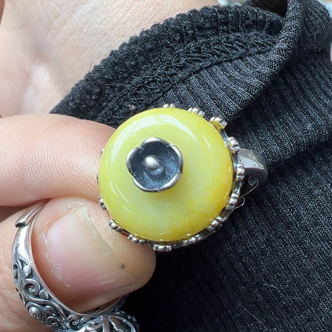 翡翠戒指未镶嵌9**7炸