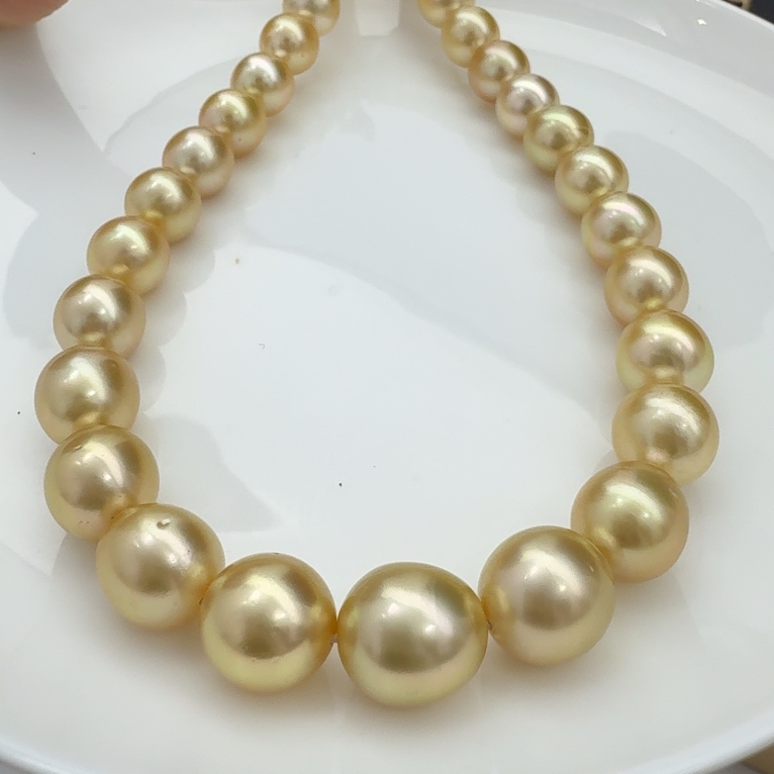 海水珍珠颈饰银S925镶嵌