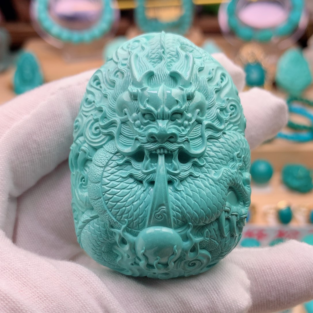 绿松石珠宝奇石未镶嵌