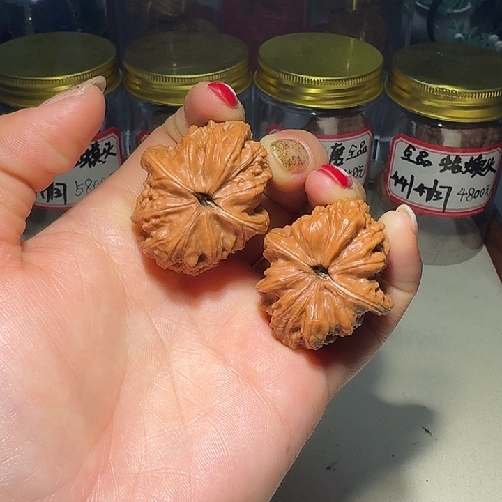 文玩核桃吊坠36全品原装毕业对赤龙鸡心