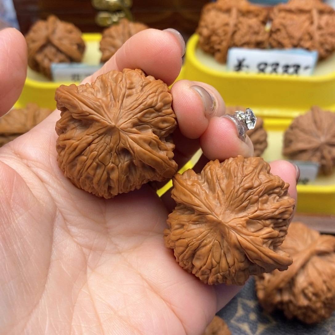 把件文玩核桃41尺全品正磨