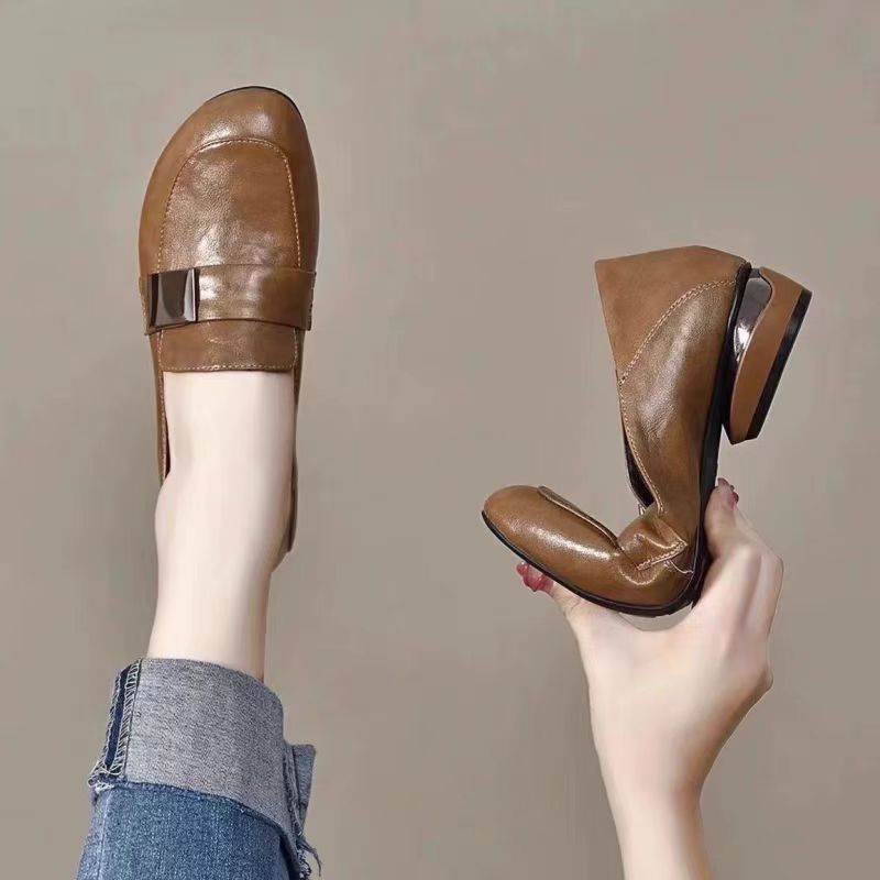 【粉咝团专享一人①双】品牌补贴专柜直发新人补贴乐福鞋英伦风