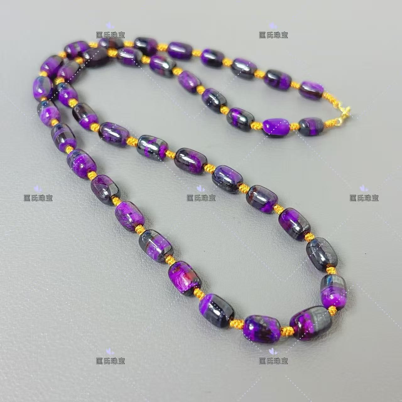 匡氏臻选  18K舒俱来丝绒桶珠项链 Z-HL-A3128（多样性发一）