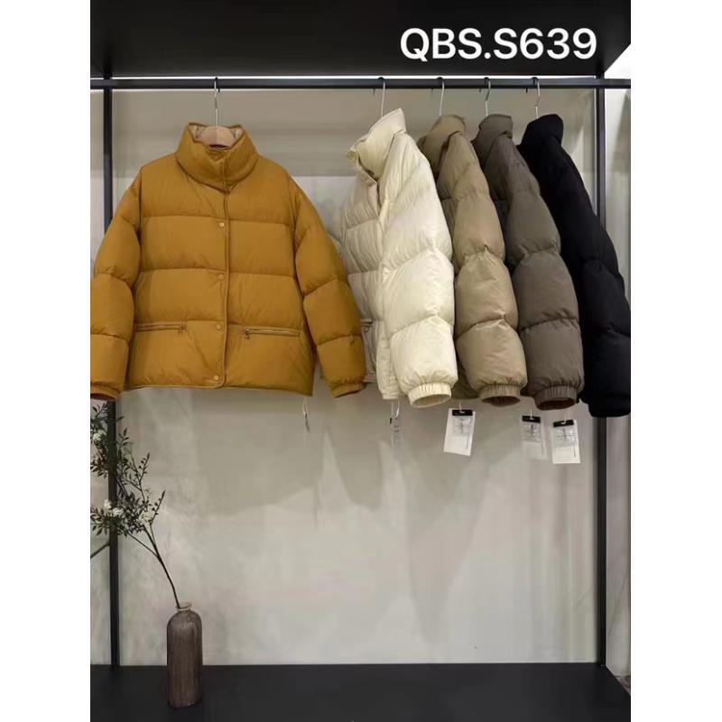 恩熙家的冬季拉链口袋立领外套639