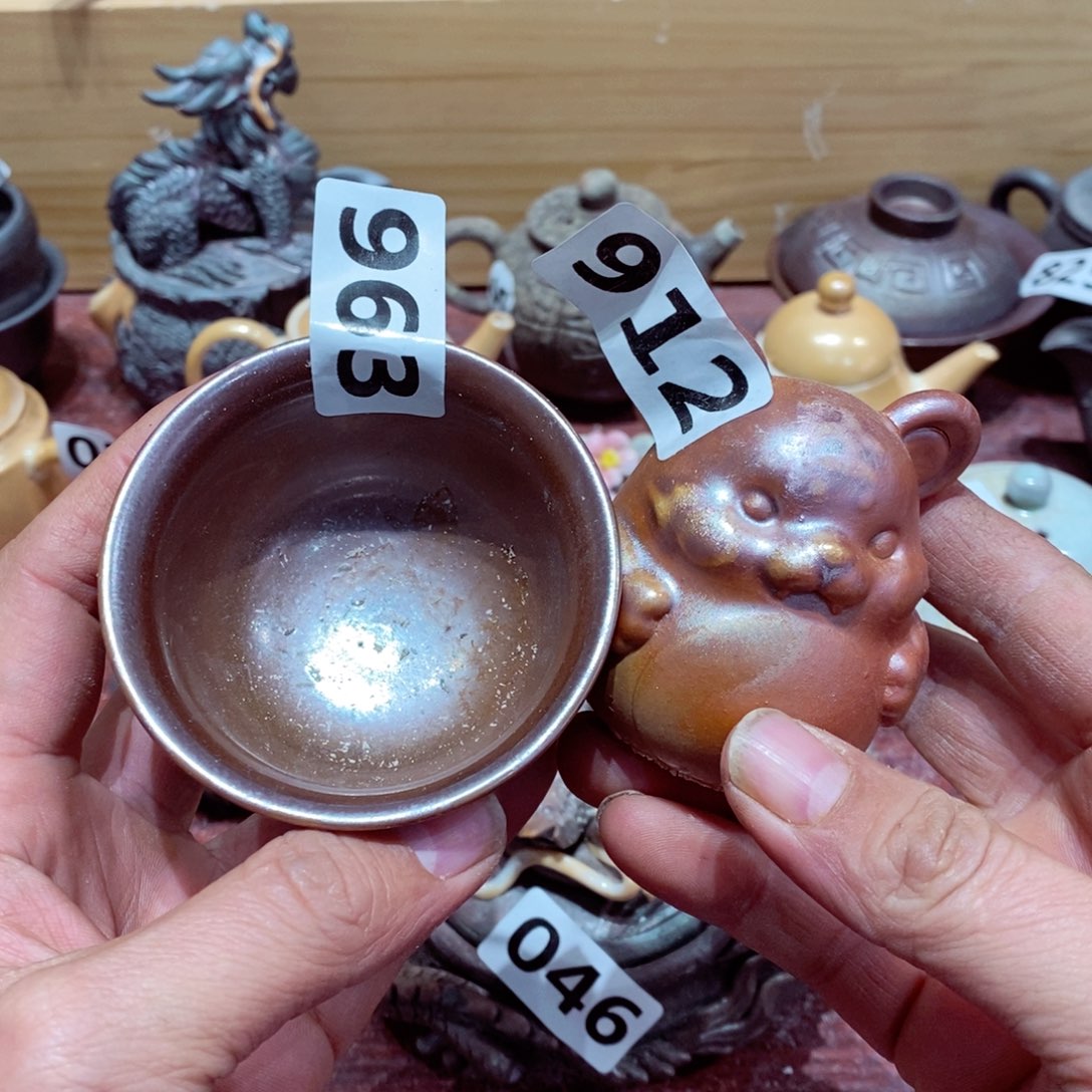 柴烧茶具陶瓷杯子