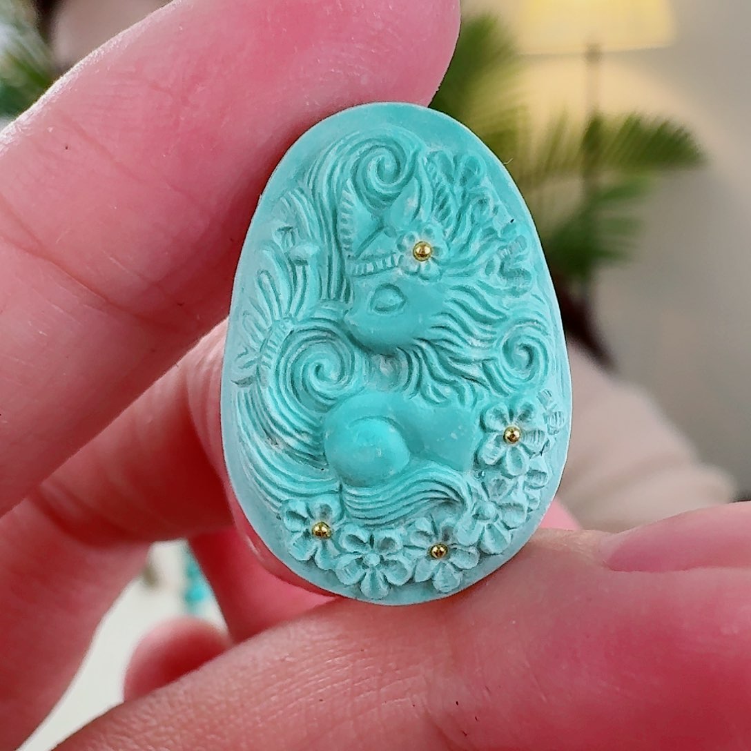 绿松石珠宝奇石未镶嵌