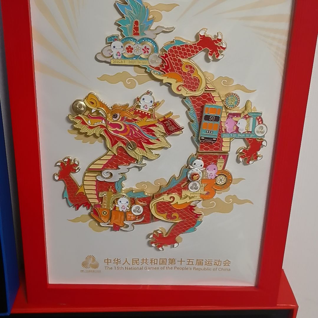 十五全运会拼龙套装五枚同号送小礼品