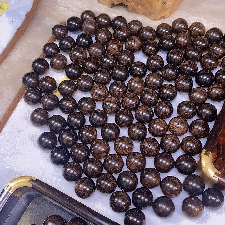东非黑黄檀（紫光檀）无事牌20手串108粒
