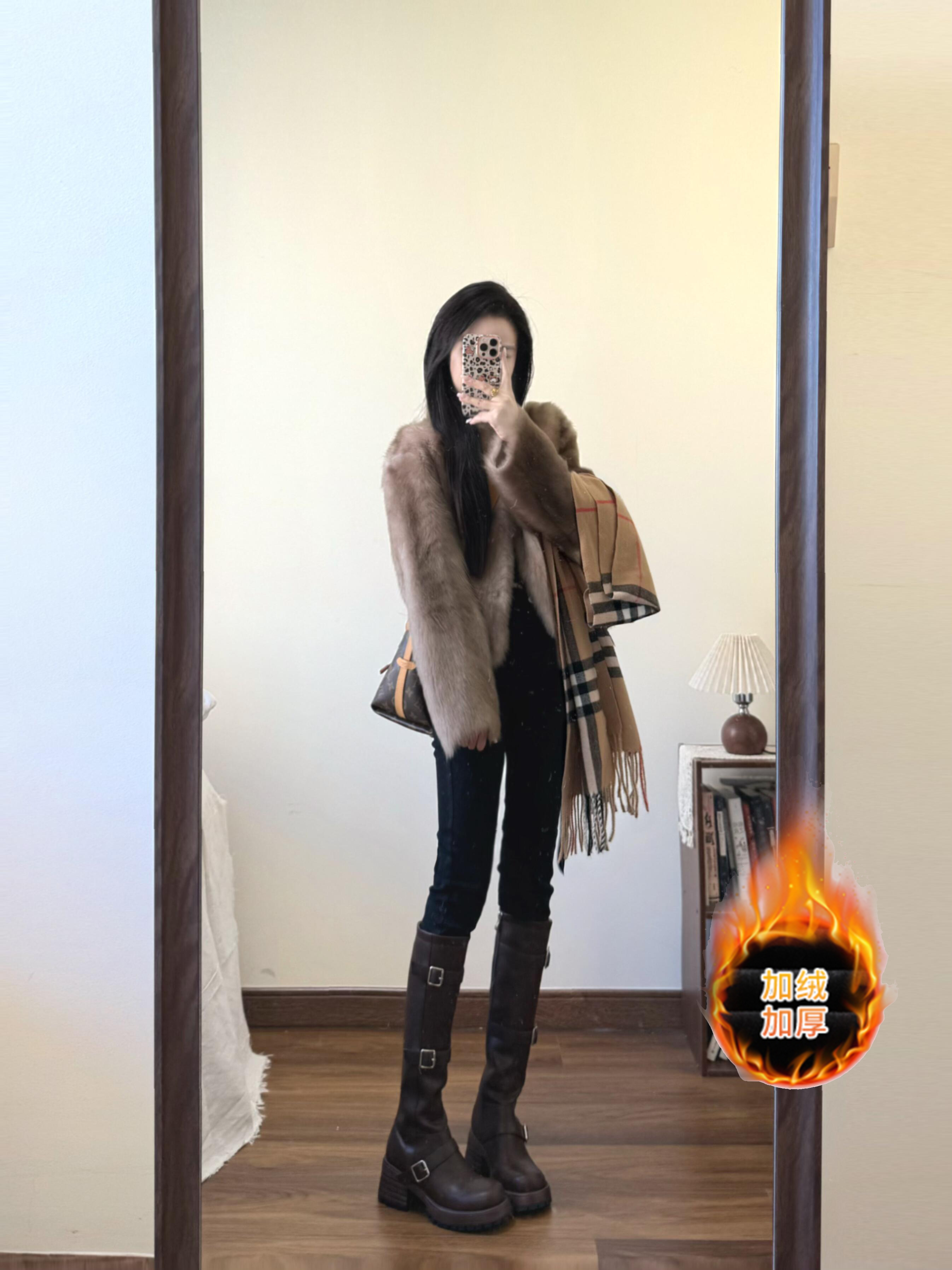 牛仔裤女士秋冬2025新款加绒加厚高腰修身显瘦弹力紧身小脚铅笔裤