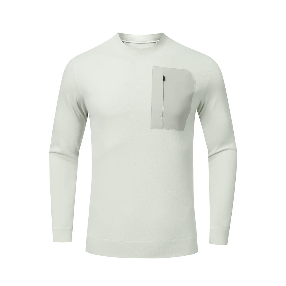 【23号链接-加拿大长袖】秋奢品仓吸湿拉链训练休闲打底运动商用T恤