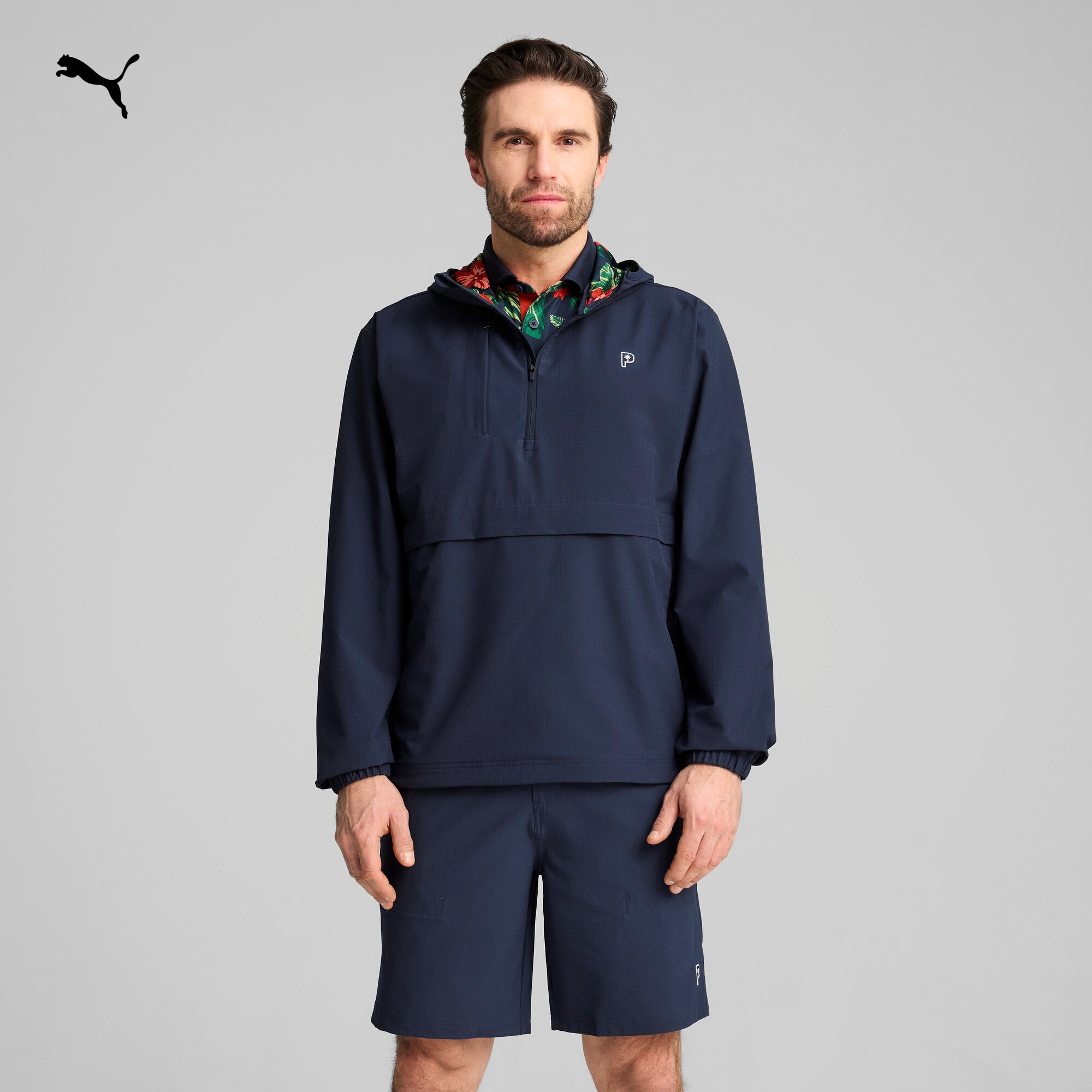 PUMA/彪马男士高尔夫PTC联名高性能防泼水速干套头外套  629564