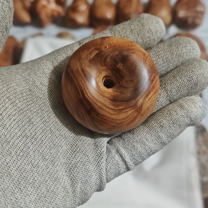 港***湾柏木太行崖柏木黑油料平安扣