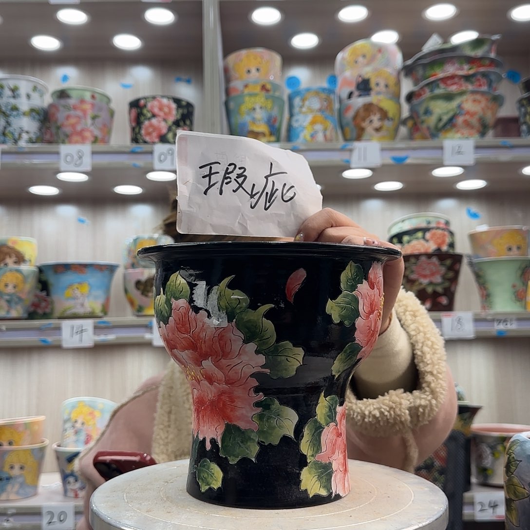 紫砂花盆瑕疵瑕疵735