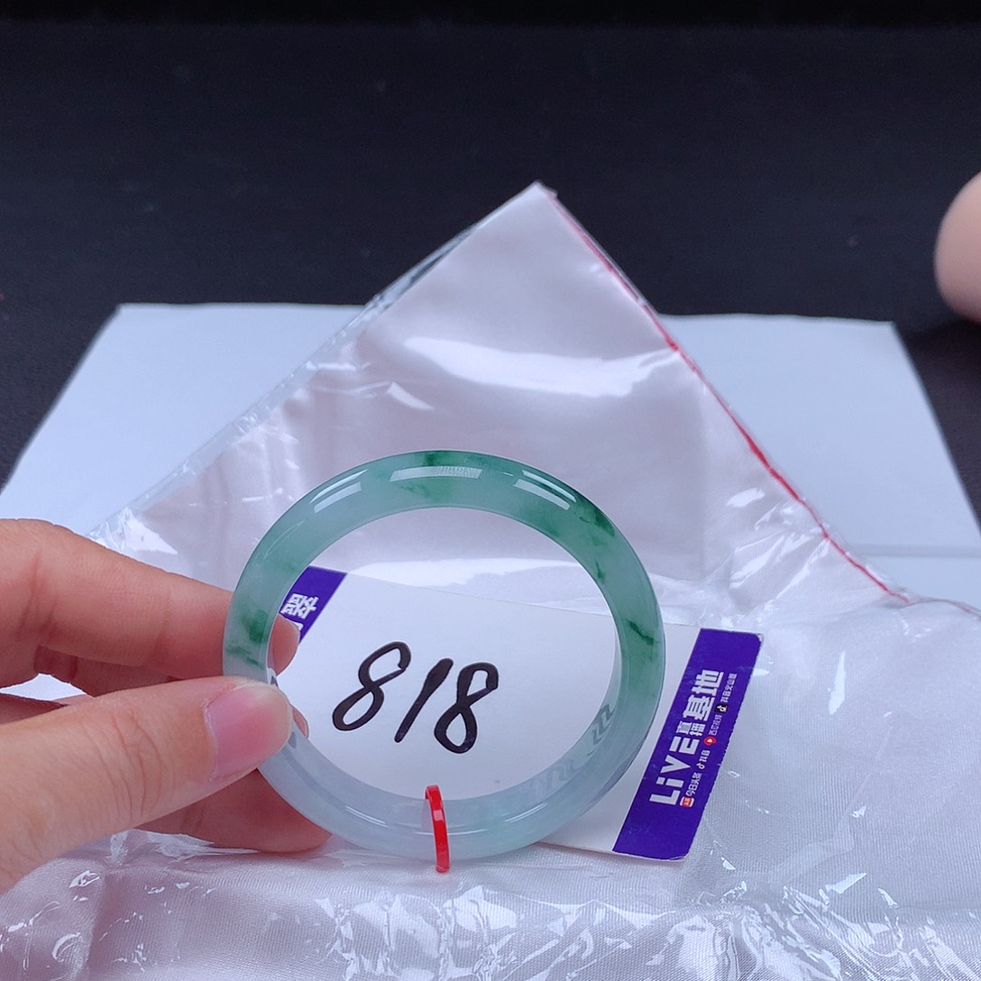 翡翠手镯未镶嵌手镯001809