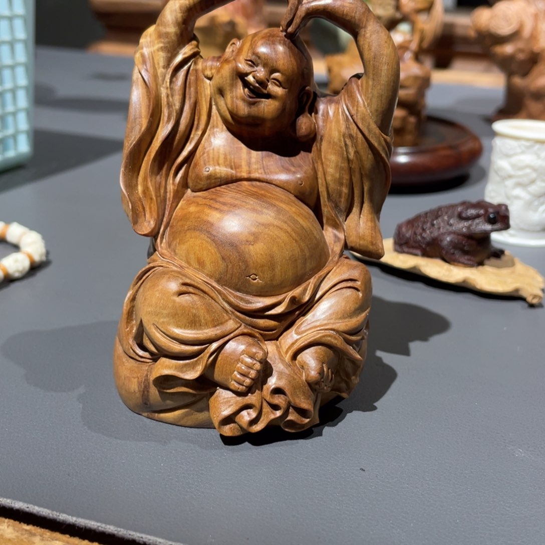 檀香木y****i木雕工艺品摆件