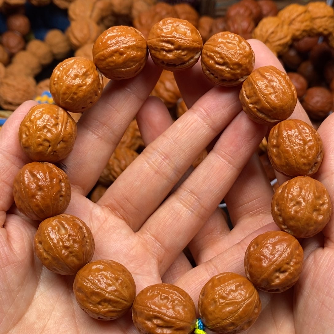 桃核手串小肉筋，