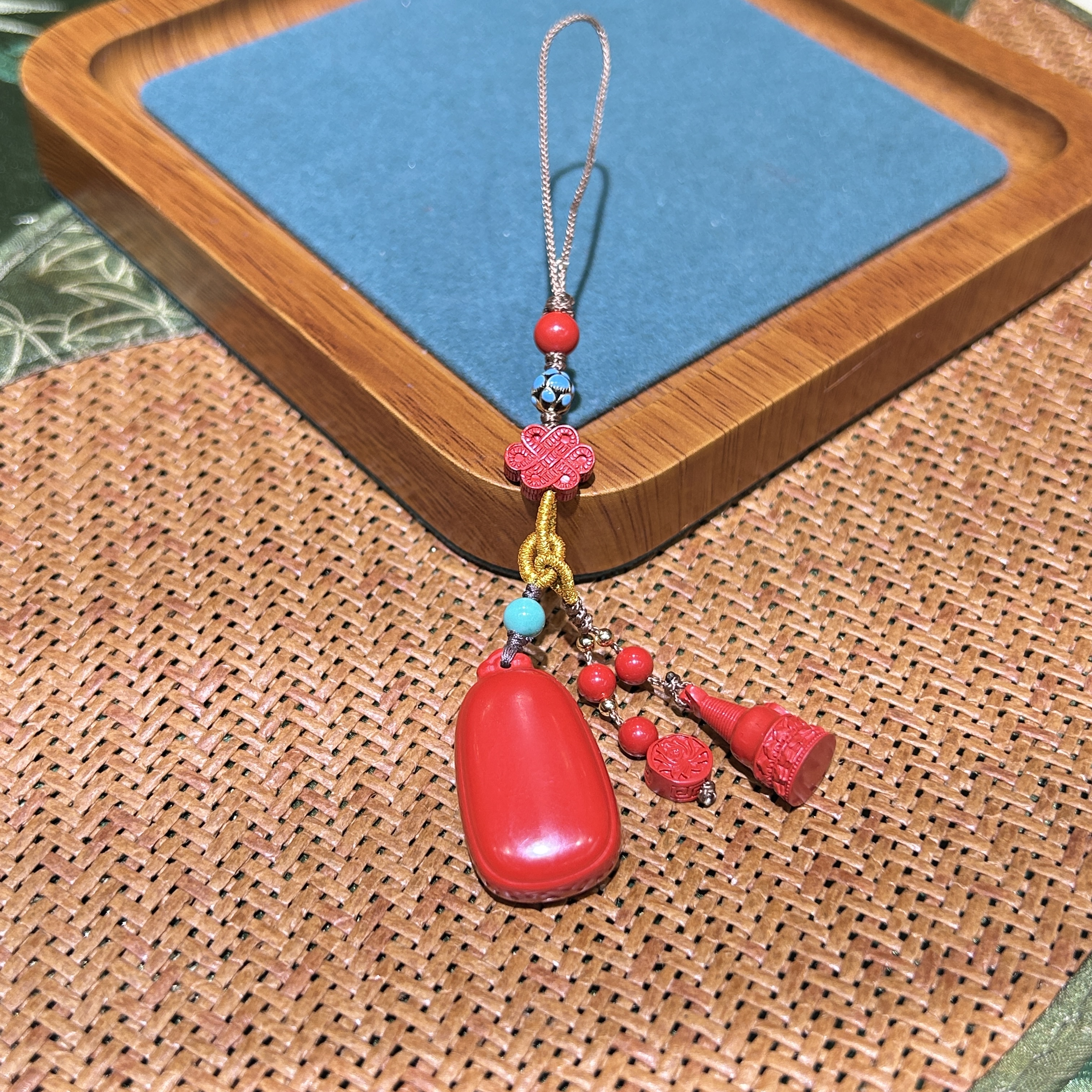 天然辰砂高含量真朱砂水飞红砂无事拍包包挂304