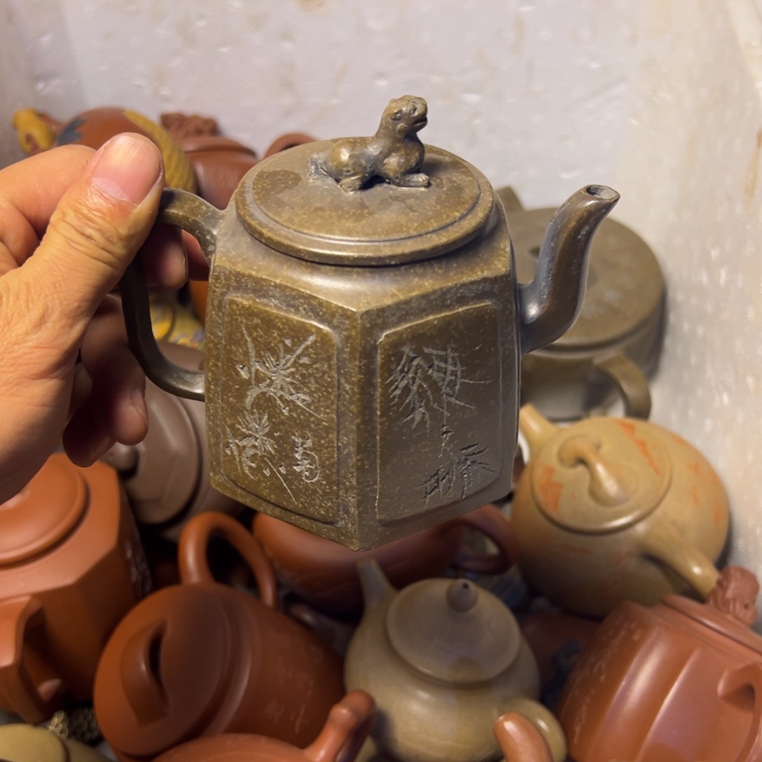 紫砂茶壶宜兴原矿紫砂壶300毫升容量