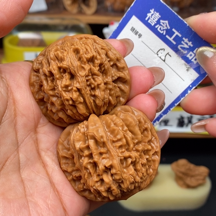 文玩核桃吊坠46四座楼