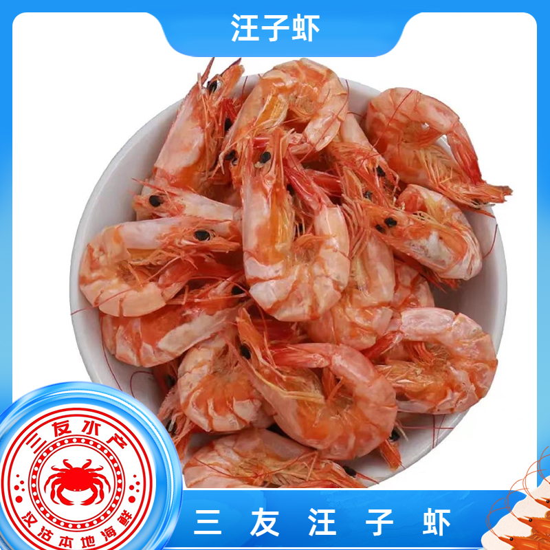 【三友汪子虾】汉沽大个盐汪子干虾