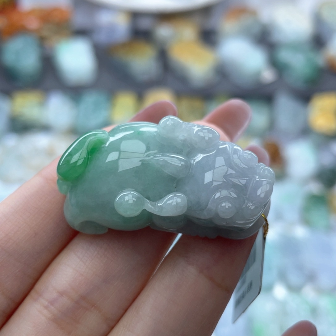 颈饰未镶嵌翡翠貔貅27