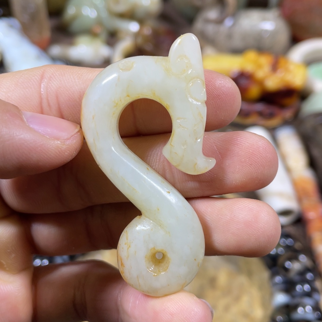 和田玉吊坠(不含链)未镶嵌