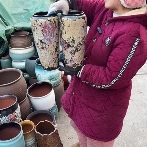 口11高31瑕疵盆子。