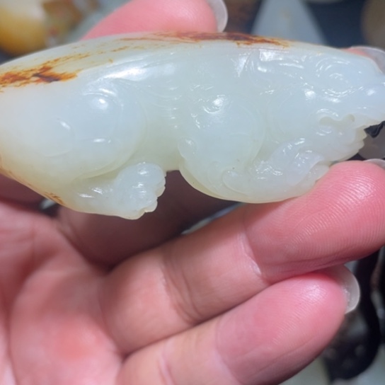 和田玉挂件未镶嵌笑***、