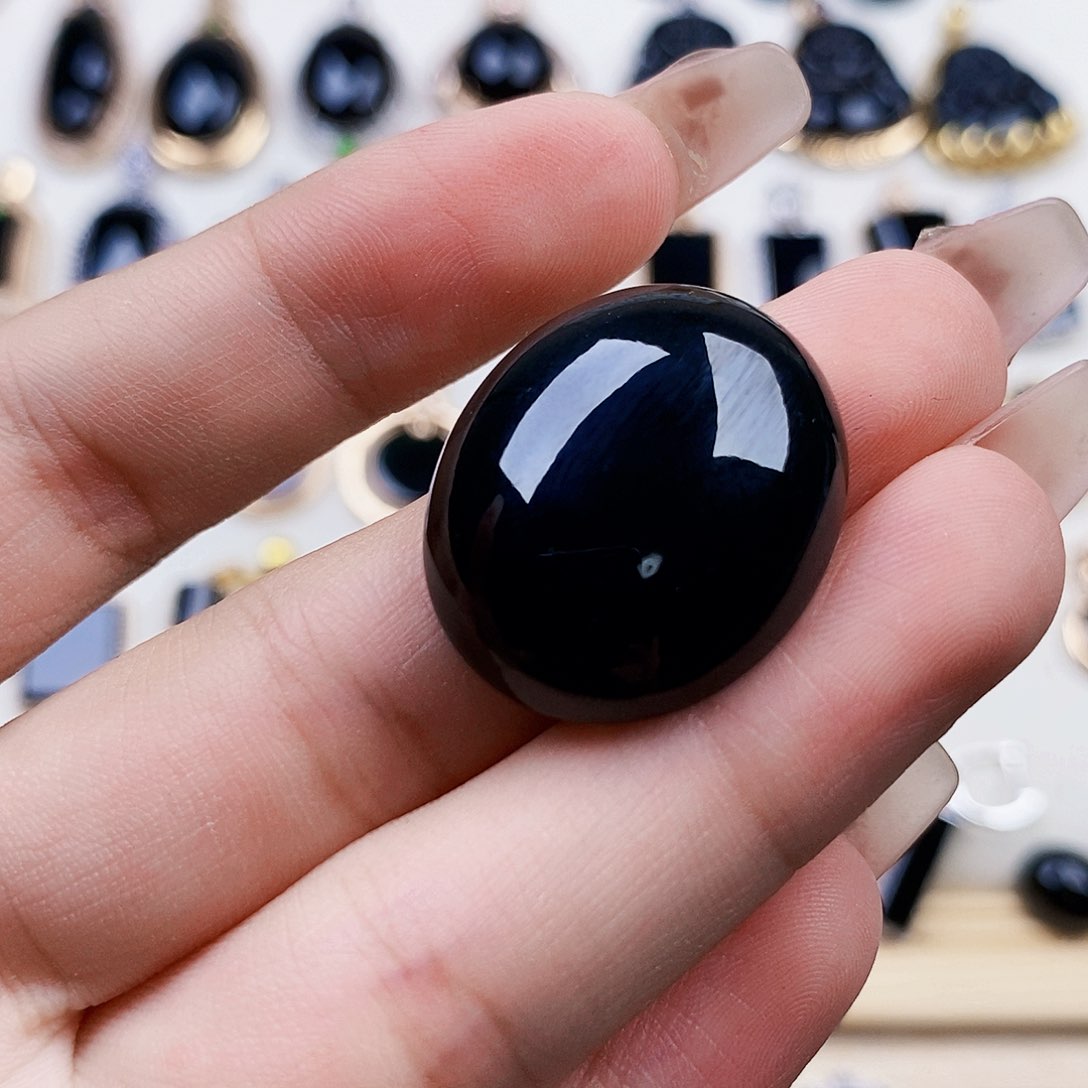 未镶嵌定制翡翠锦**业墨翠