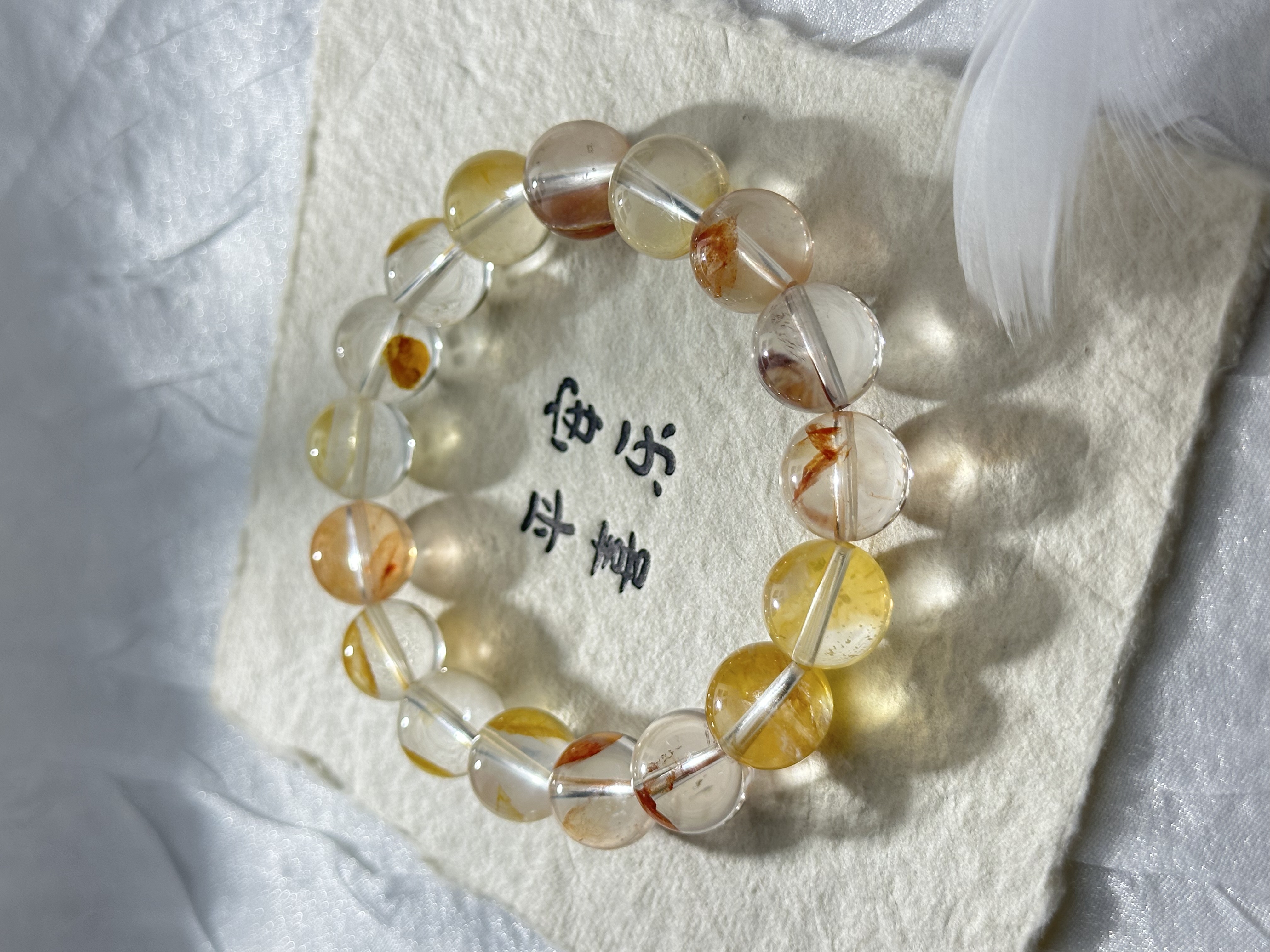 高品质透体芬达胶花12m