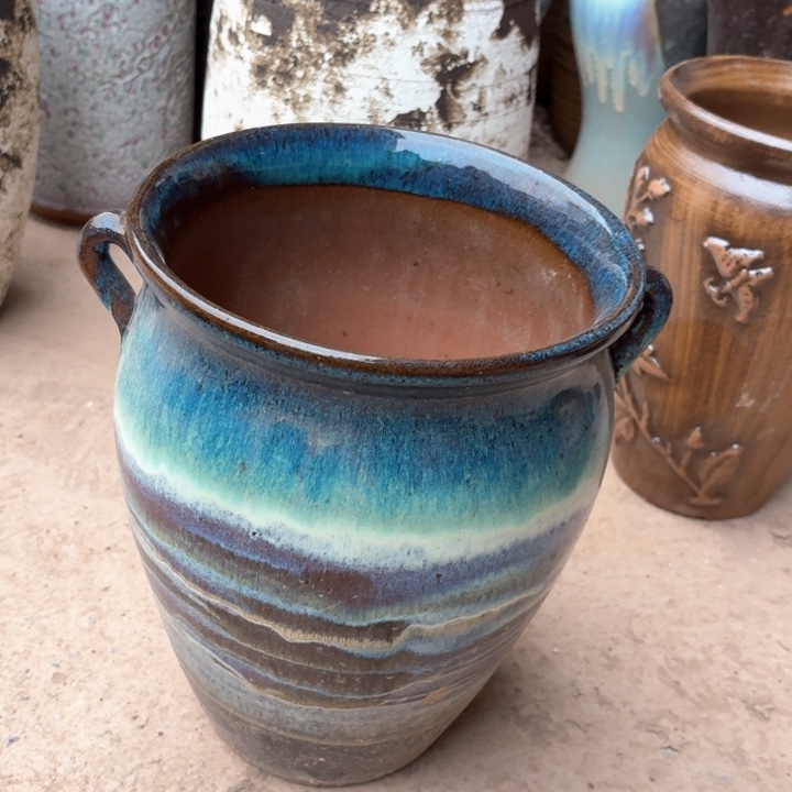 紫砂花盆口径20/26有孔