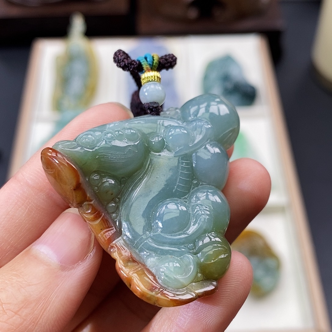 颈饰未镶嵌翡翠缅甸翡翠a货