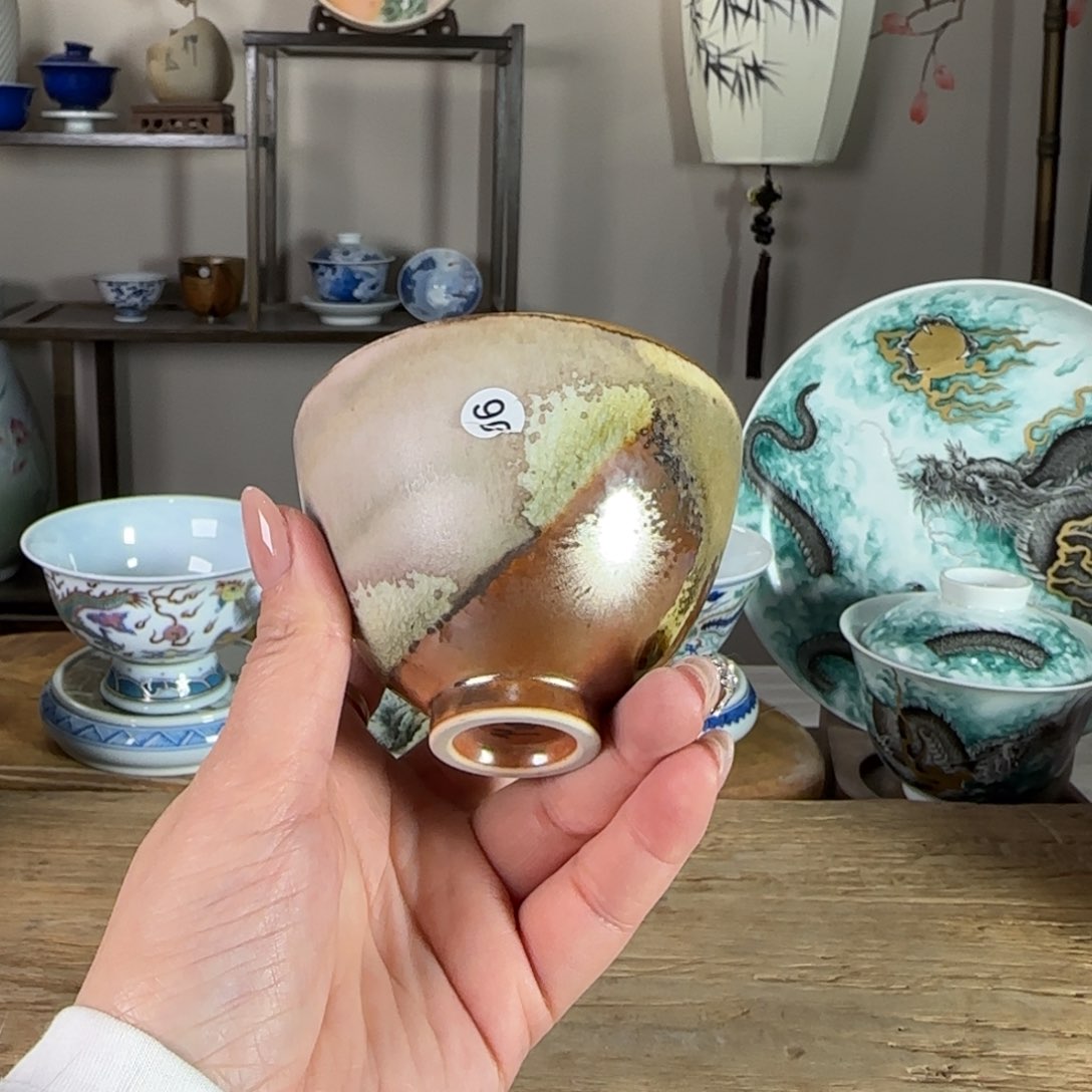 杯景德镇陶瓷柴烧多人