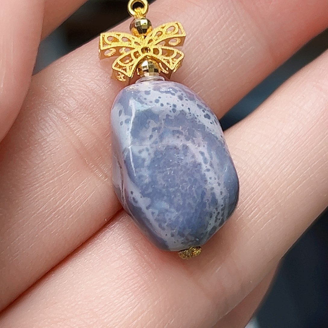 绿松石珠宝奇石18K金镶嵌