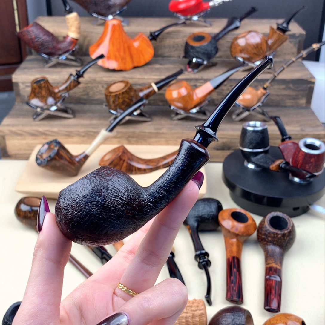 t****e高品质石楠木烟斗