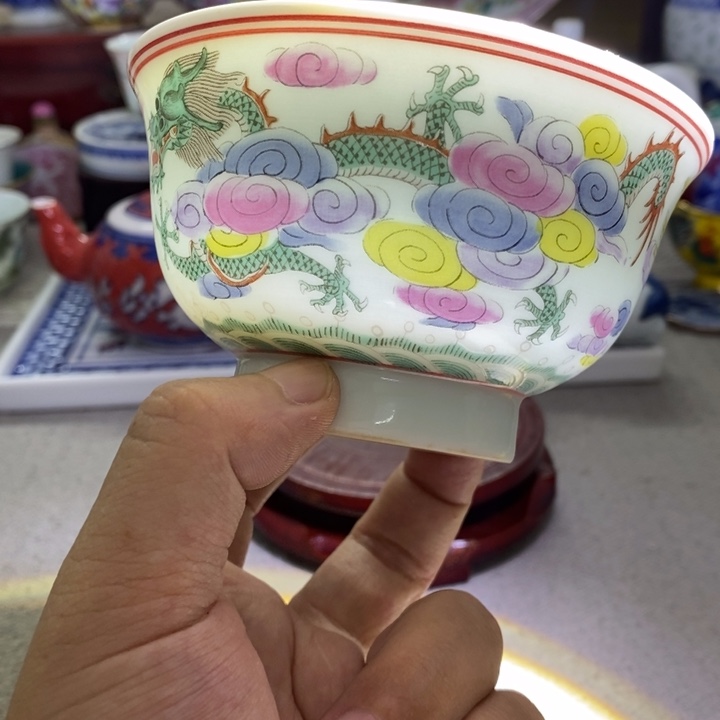 碗盘景德镇陶瓷厂生产的