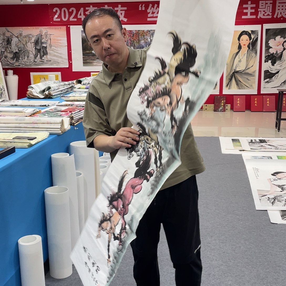 国画今天早上起来发现