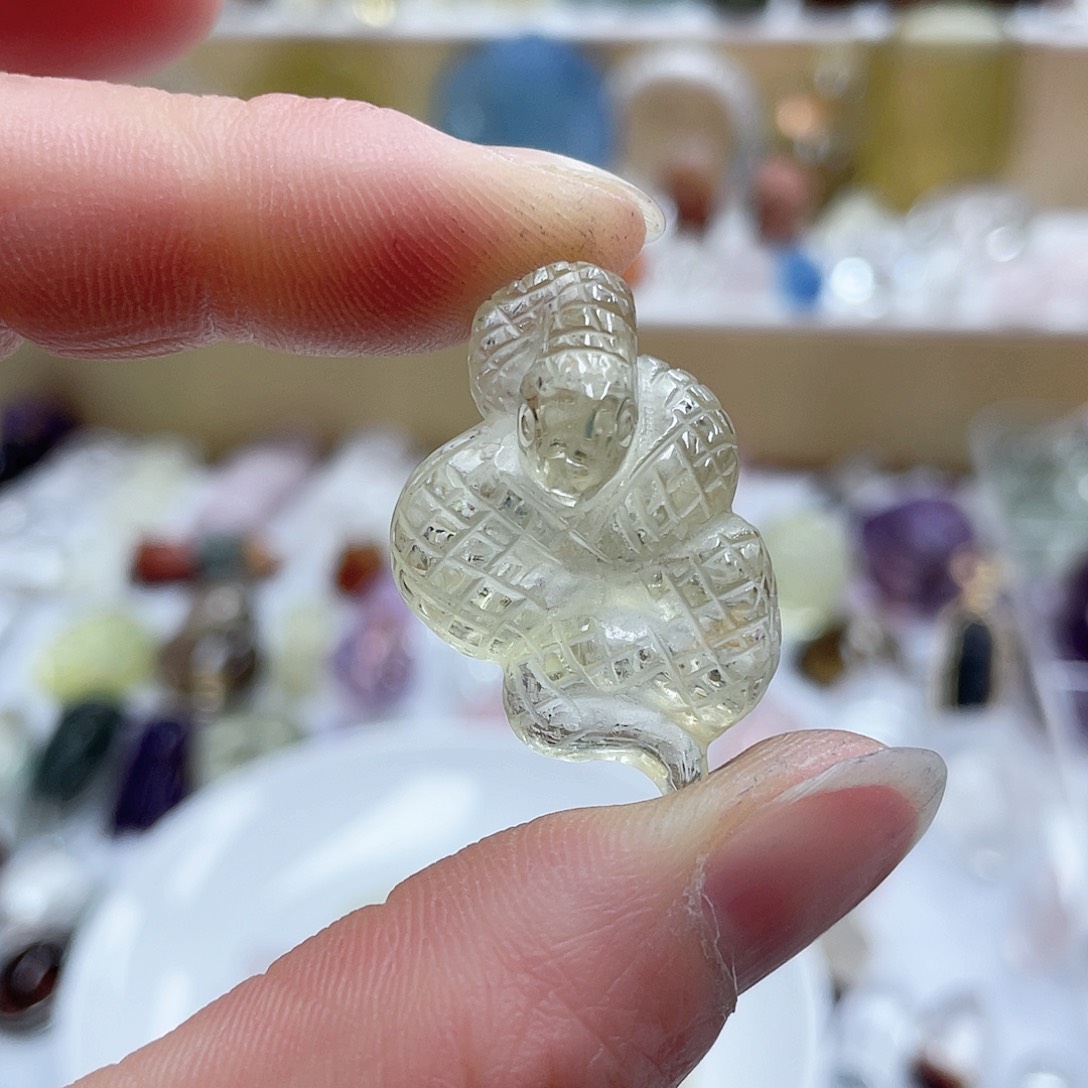 黄晶珠宝半成品未镶嵌5156