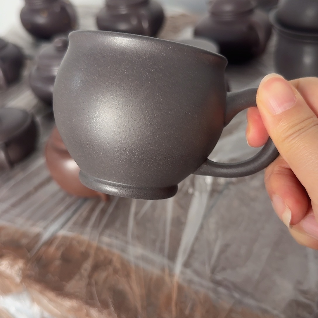 紫砂茶壶黄龙山原矿天青150