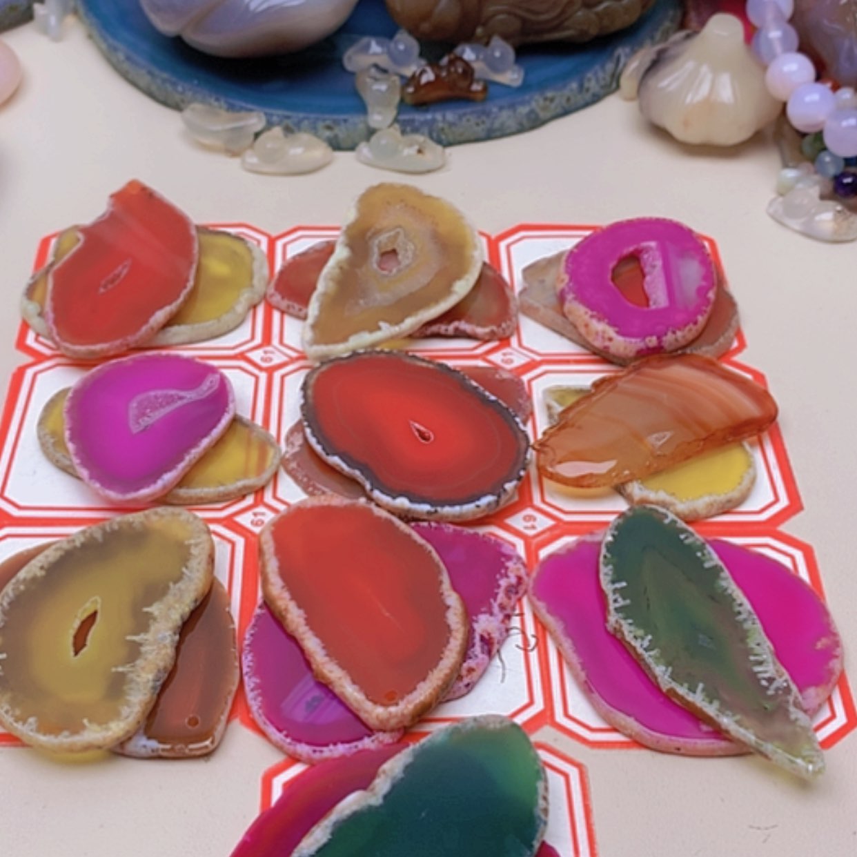 【闪购商品】未镶嵌玛瑙/玉髓珠宝半成品金*琳