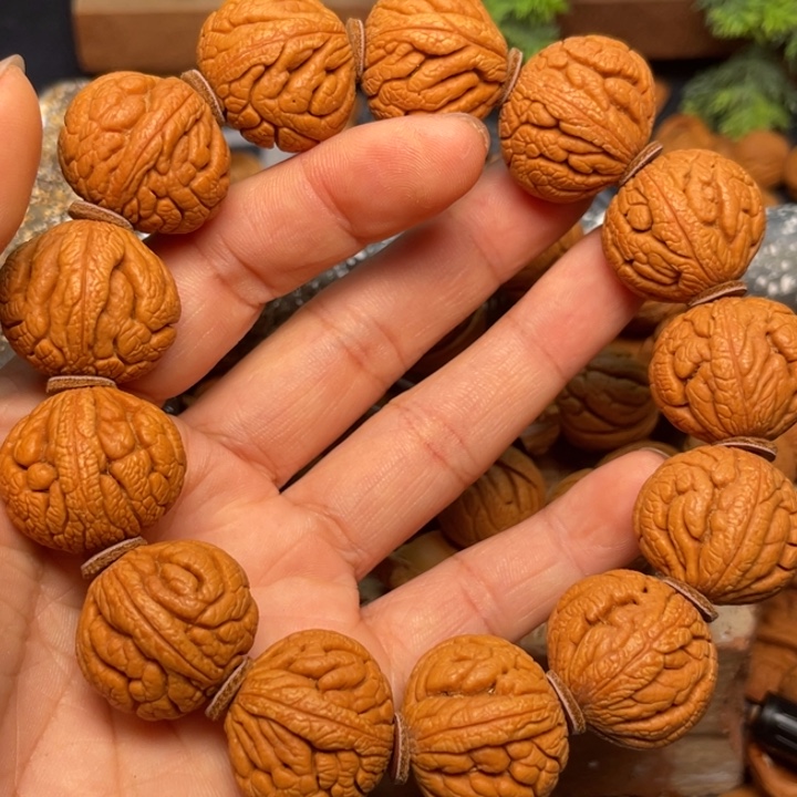 桃核手串龙纹桃核1